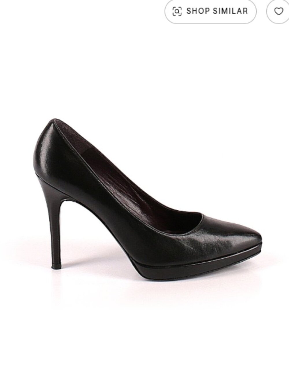 Stuart Weitzman Black Heel Pump 6.5